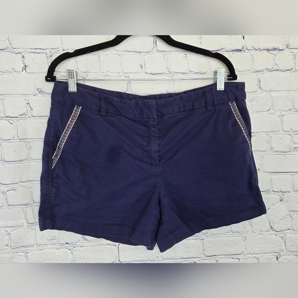 Artisan Ny Blue Bermudas Tailored Mid-Length Shorts